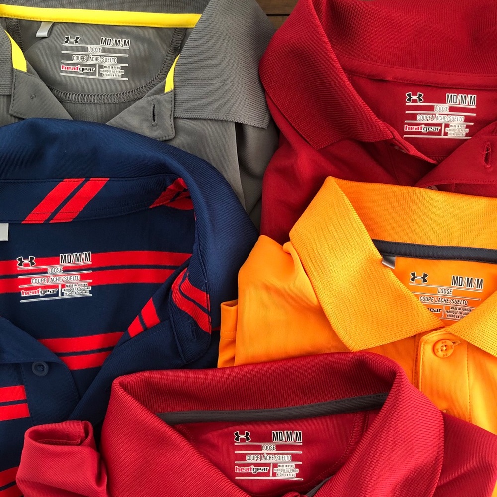 Under armor polos